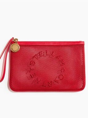 Stella McCartney x HM Red Perforated Wrist Pouch